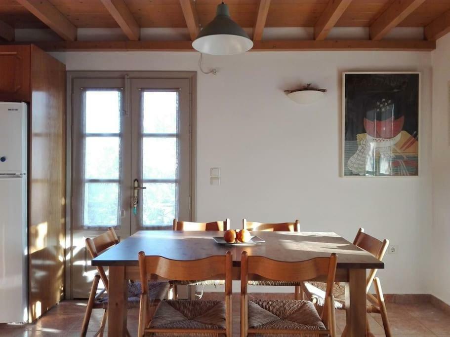 Pláka Sunny House With Amazing View For 4+2 Personsヴィラ エクステリア 写真