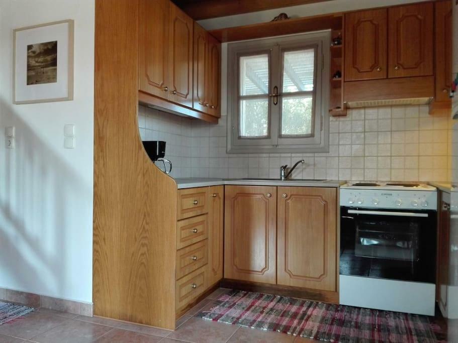 Pláka Sunny House With Amazing View For 4+2 Personsヴィラ エクステリア 写真
