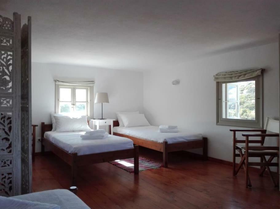 Pláka Sunny House With Amazing View For 4+2 Personsヴィラ エクステリア 写真